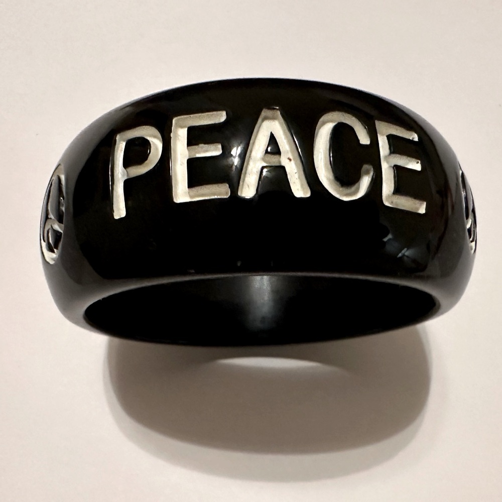 PEACE Bangle Bracelet